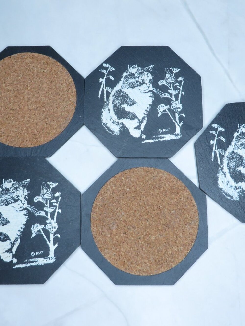 Genuine Slate Coasters - Picture 3 of 3